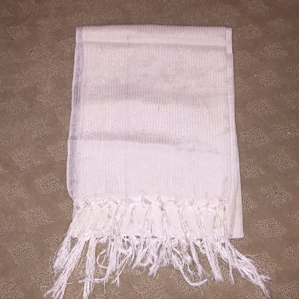White scarf